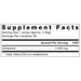 Klean Glutamine 491 grams Supplement Facts Label