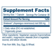 Sitawari 90 caps Supplement Facts Label