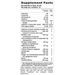 Childrens ACF 16 fl oz Supplement Facts Label
