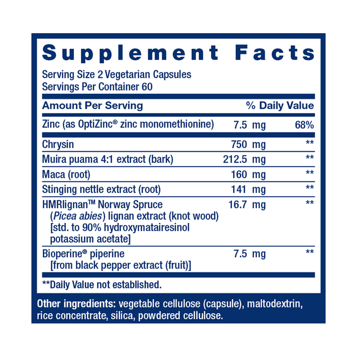 Super Miraforte with Standardized Lignans 120 caps Supplement Facts Label