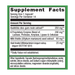 UltraFlora Night Rest & Digest Postbiotic 14 capsules Supplement Facts Label