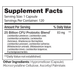 BioDophilus25 120 capsules Supplement Facts Label