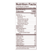 Original Sprouted Crisps 4 oz Nutrition Facts Label