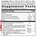 Protective Breast Formula 60 tabs Supplement Facts Label