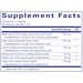 PhytoBalance II 120 capsules Supplement Facts Label