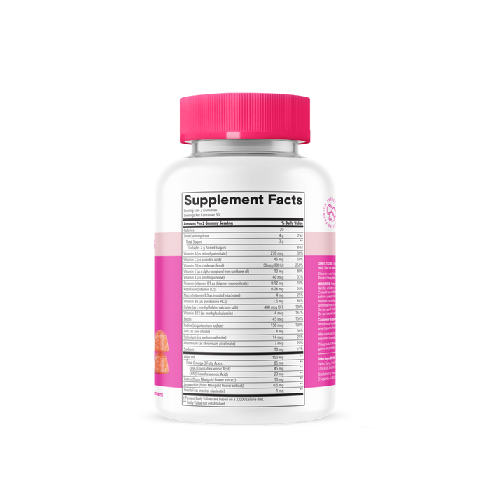 Teen Girl Plus Multi & Omegas 60 Gummies by SmartyPants Vitamins