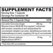 Saffron Mood Support 60 capsules Supplement Facts Label