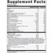 Wellness Essentials Brain Health Daily Packs 30 Packets Supplement Facts Label