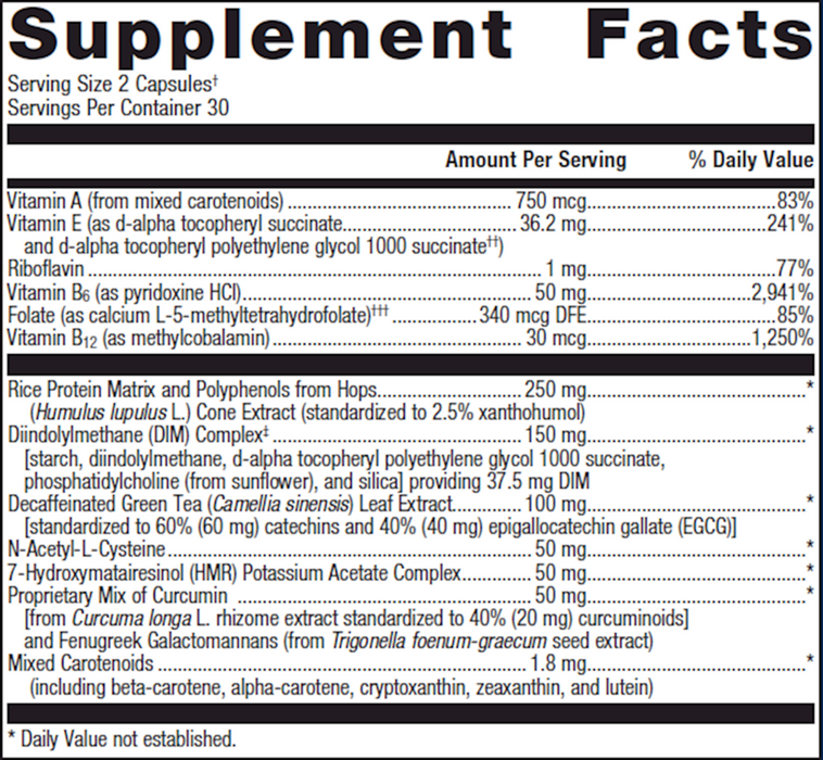 EstroFactors 60 Capsules by Metagenics