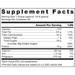Klean Recovery Milk Chocolate 38.5 oz Supplement Facts