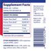 Allerase 60 capsules Supplement Facts Label