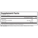 Akkermansia 90 caps Supplement Facts Label