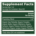 Prostate Health 2 fl oz Supplement Facts Label