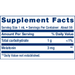 Fast-Acting Liquid Melatonin Citrus-Vanilla 2 oz Supplement Facts Label