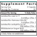 Gastro Flora (Dairy Free) 90 vcaps Supplement Facts Label