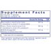FemiVive 120 capsules Supplement Facts Label