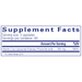 Liposomal Vitamin C 120 capsules Supplement Facts Label