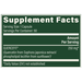 Plant-Based Quercetin 60 caps Supplement Facts Label