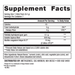 UltraFlora Fiber, Prebiotic & Probiotic 7 servings Supplement Facts Label