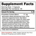 ParaGuard 30 capsules Supplement Facts Label