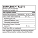 Perimenopause Complete 60 capsules Supplement Facts Label