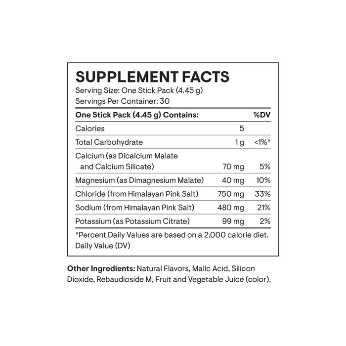 Daily Electrolytes Stick, 30 packs, Blackberry by Thorne