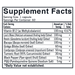 Mushroom Mental Clarity & Focus 60 caps Supplement Facts Label