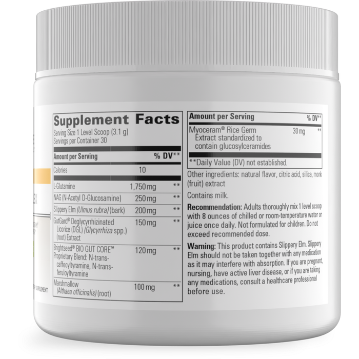 Barrier Complex Drink Mix 3.28 oz Supplement Facts