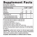 Children's DHA 180 Mini Chewable Softgels Supplement Facts Label