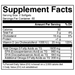 Omega 3D 120 softgels Supplement Facts Label