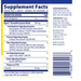 Digest Complete Chewable 60 tablets Supplement Facts Label