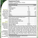 CoreGreens 12.2 oz Supplement Facts Label
