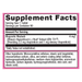 HerWellness Estrovera 90 Tablets Supplement Facts