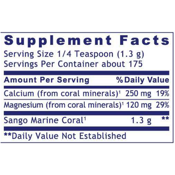 Premier Calcium Magnesium 8 oz Supplement Facts Label