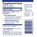 GlutenEase Extra Strength 60 capsules Supplement Facts Label