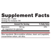 Magnesium Glycinate 240 tablets Supplement Facts Label