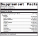 SpectraZyme Complete Enzymes 60 capsules Supplement Facts Label
