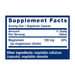 Magnesium (Citrate) 100 capsules Supplement Facts Label