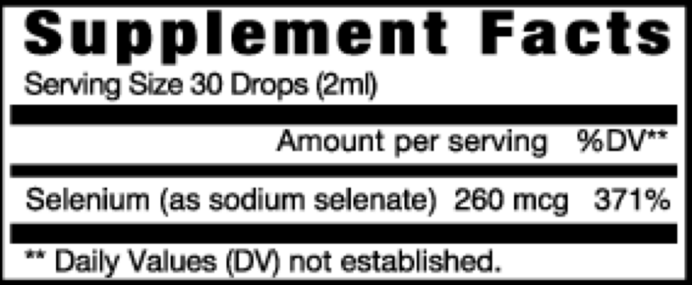 Selenium Liquid 2 oz by Eidon