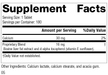 Antronex®, 180 Tablets, Rev 04 Supplement Facts