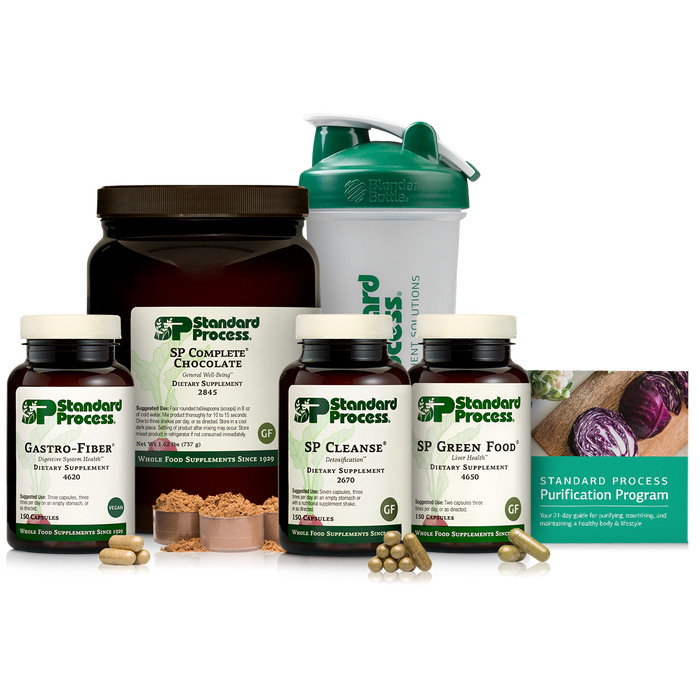 Purification Product Kit with SP Complete® Chocolate and Gastro-Fiber®, 1 Kit with SP Complete Chocolate and Gastro-Fiber