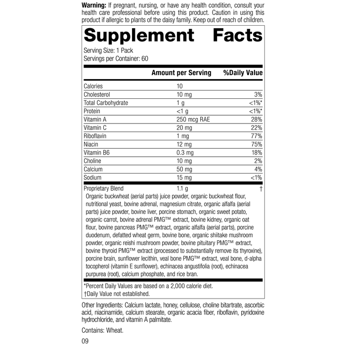 Adrenal Health Pack, Rev 08 Supplement Facts