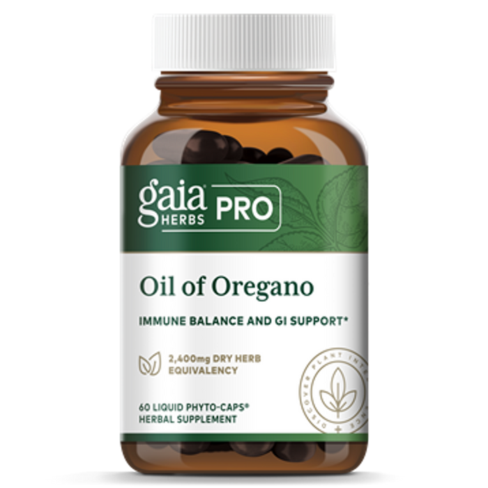 Gaia Herbs, Oil of Oregano 60 lvcaps