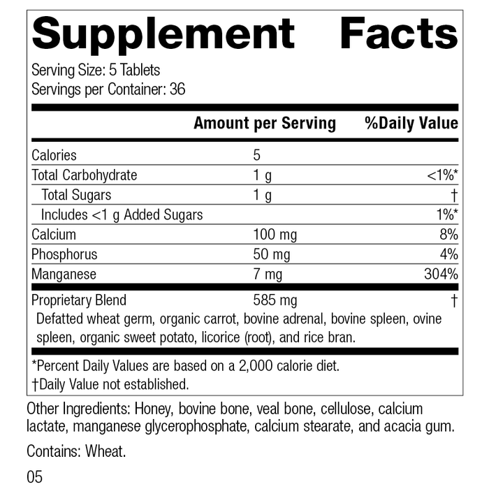 Bio-Dent®, 180 Tablets, Rev 05 Supplement Facts