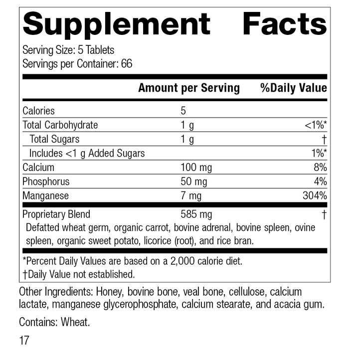 Bio-Dent®, 330 Tablets, Rev 17 Supplement Facts