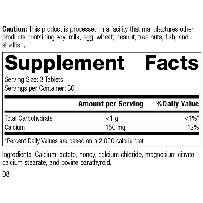 Cal-Ma Plus®, 90 Tablets, Rev 08 Supplement Facts	