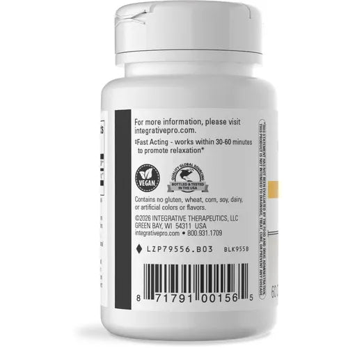 L-Theanine 200 mg 60 caps by Integrative Therapeutics
