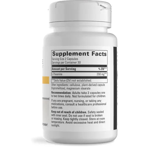 L-Theanine 200 mg 60 caps by Integrative Therapeutics