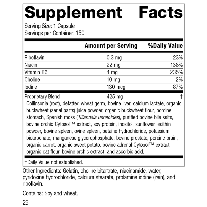 Cholaplex®, 150 Capsules, Rev 24 Supplement Facts