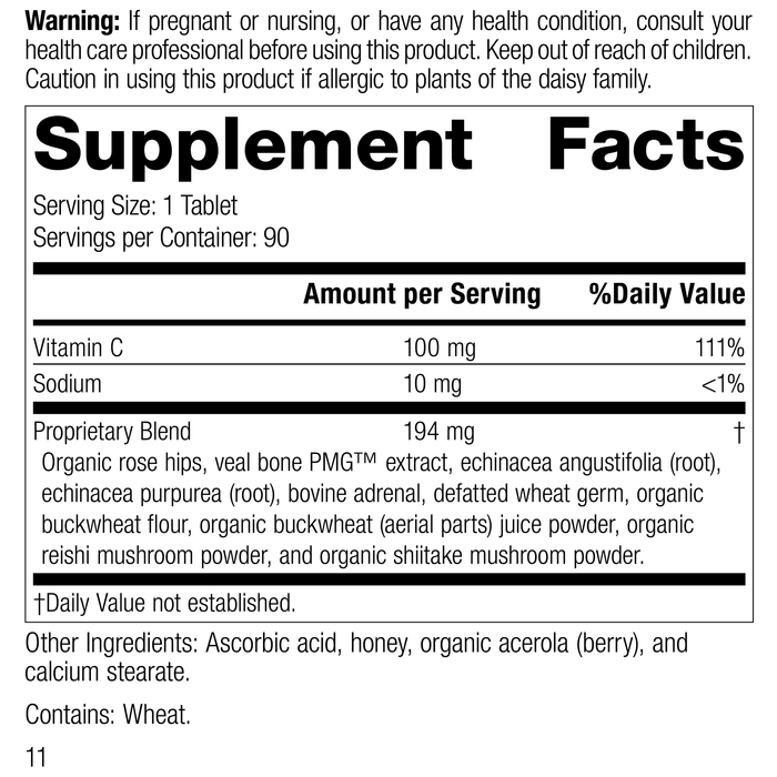 C Synergy, 90 Tablets, Rev 10 Supplement Facts